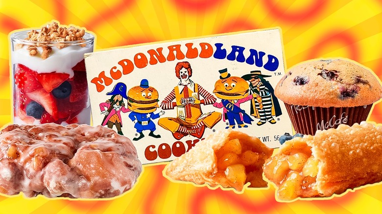 Assorted discontinued McDonalds desserts