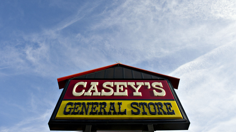 The sign for Casey's General Store 