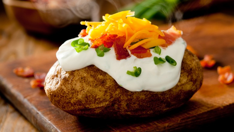 baked potatoes