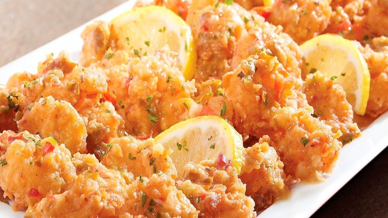 Tray of Shrimp Scampi Fritta