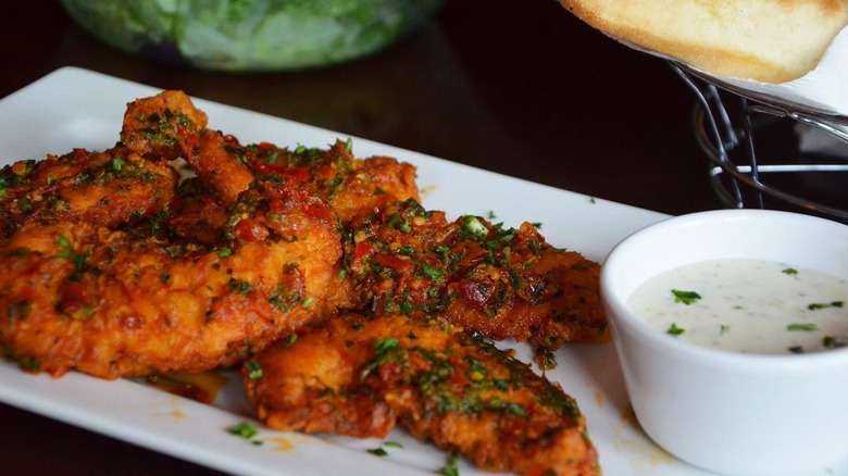 Platter of Spicy Calabrian Chicken