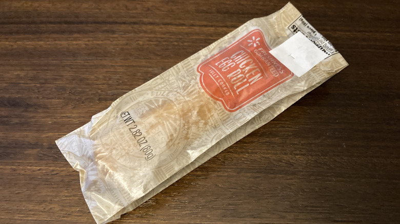 Walmart deli chicken egg roll in wrapper