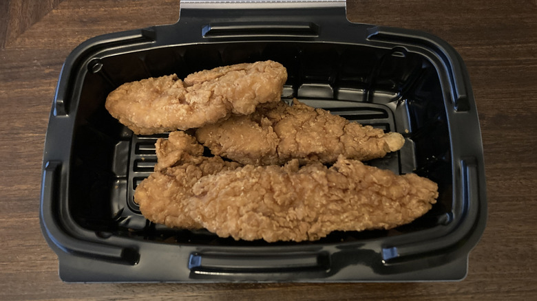 Walmart deli chicken tenders in container