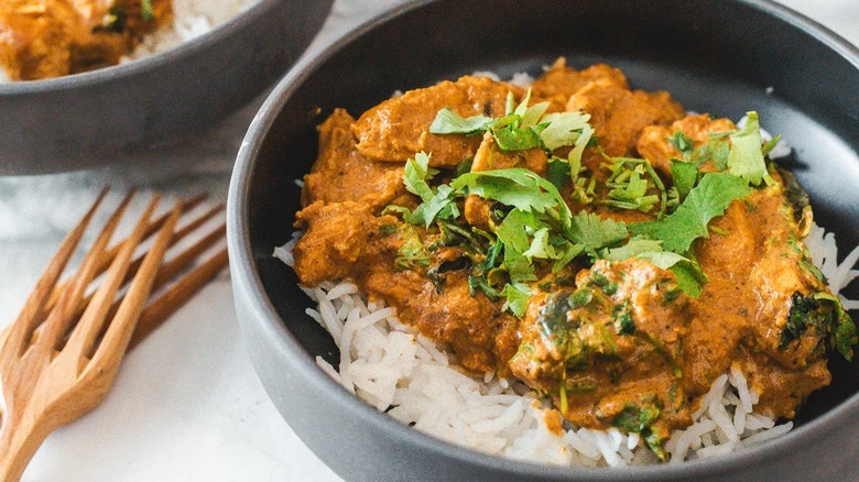 chicken and rice with cilantro