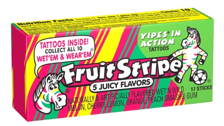 Package of Fruit Stripe Gum