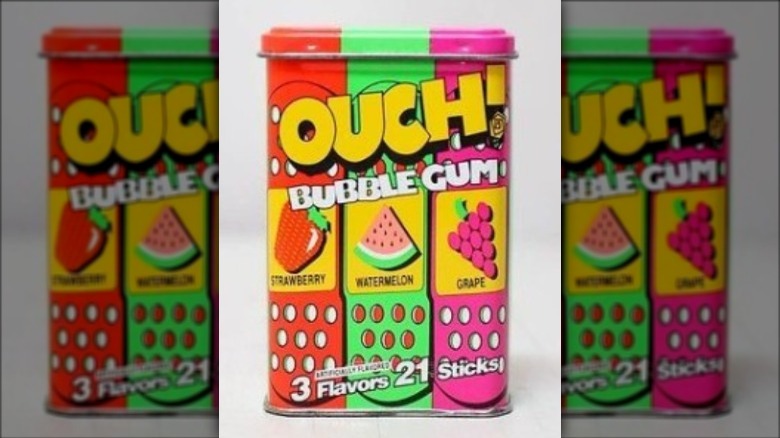 Package of Ouch! Bubble Gum