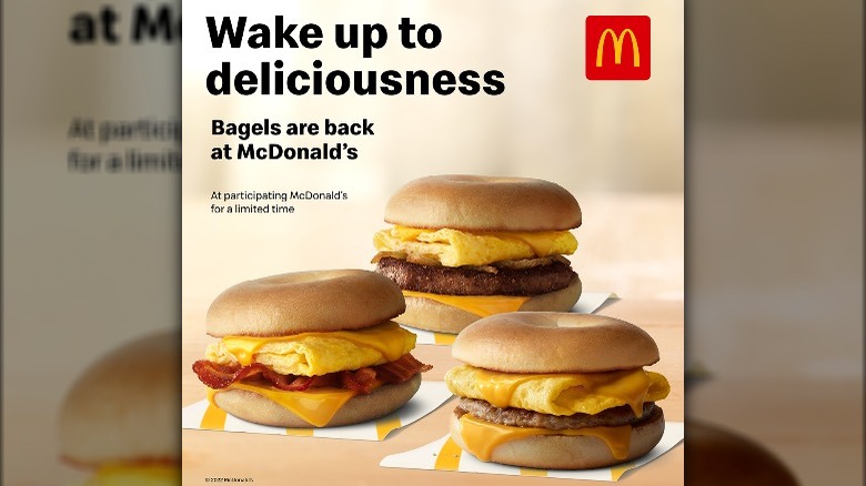 McDonalds bagel promotion