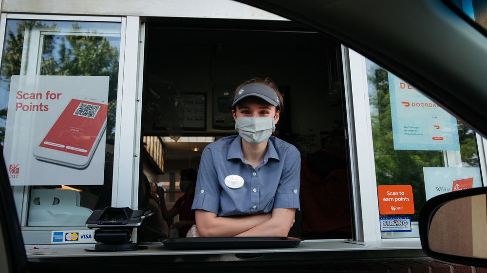 Chick-fil-A drive-thru employee