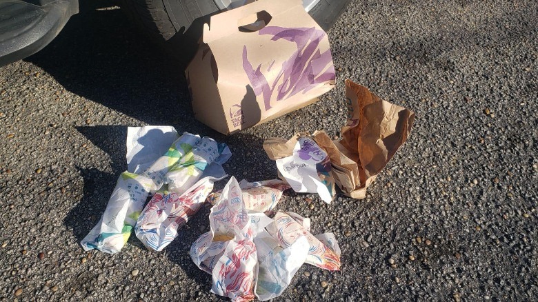 discarded taco bell