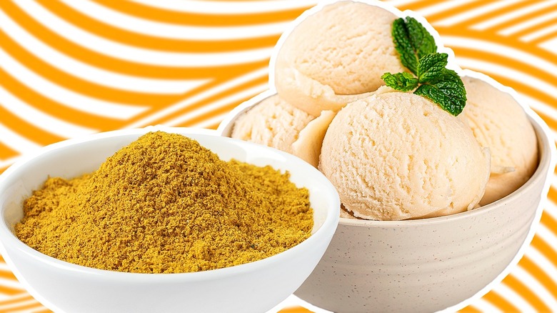 Ice cream and curry powder