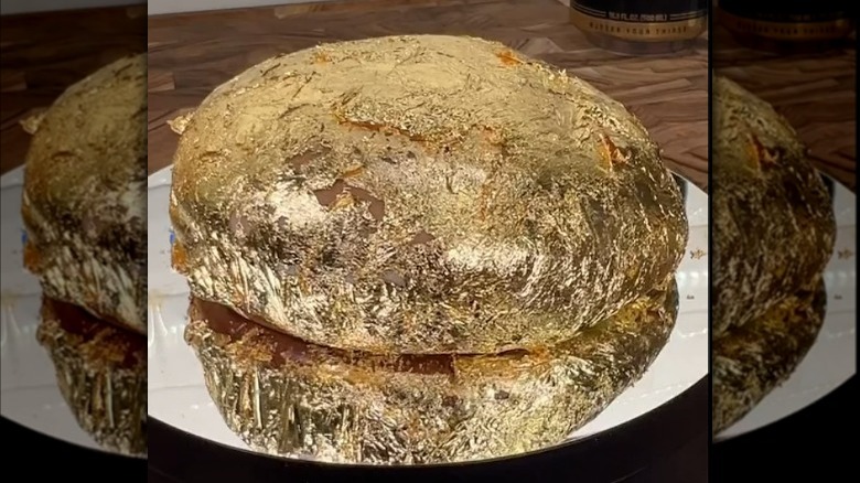 gold-encrusted McDonald's burger