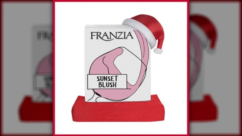 franzia boxed wine inflatable lawn decor