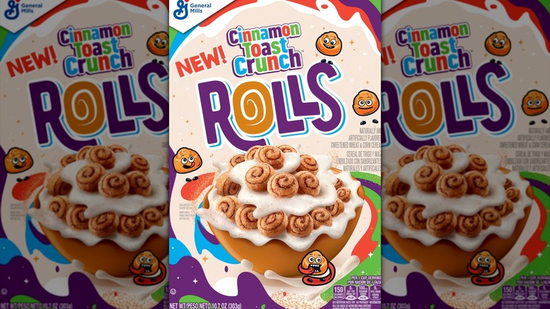 box of Cinnamon Toast Crunch Rolls