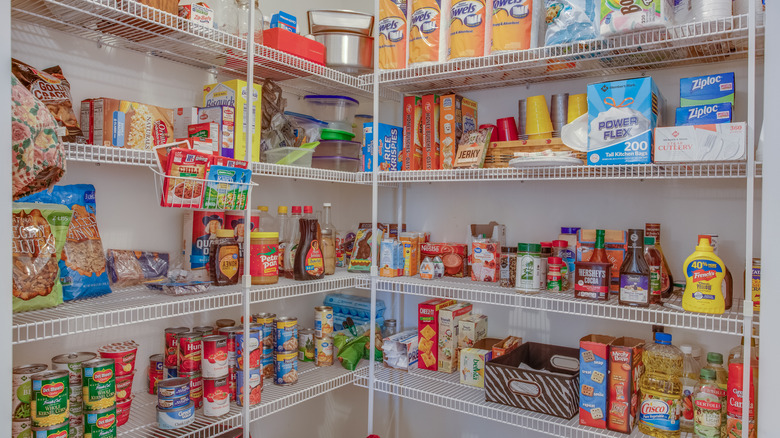 Stocked pantry