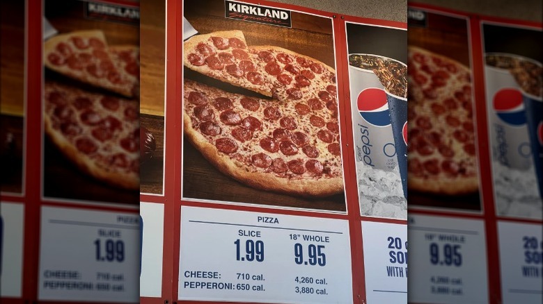 Costco food court pizza menu