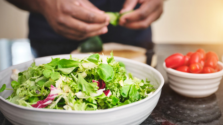 salad in a bowl