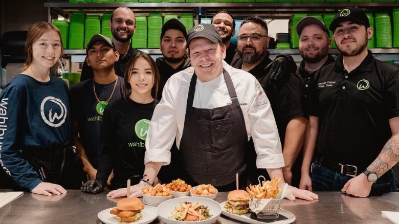 Chef Paul Wahlberg at Wahlburgers