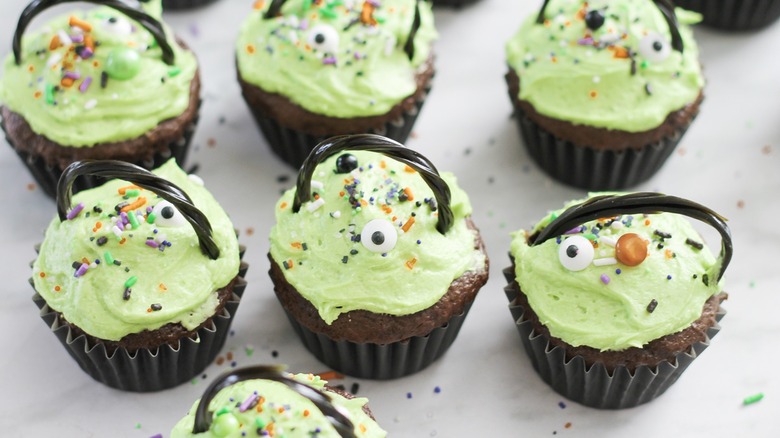 Halloween themed cupcakes