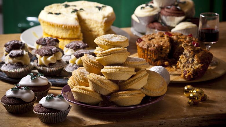 variety of desserts