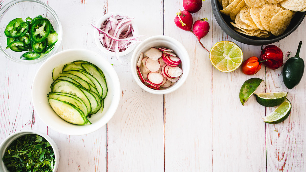 all toppings for aguachile