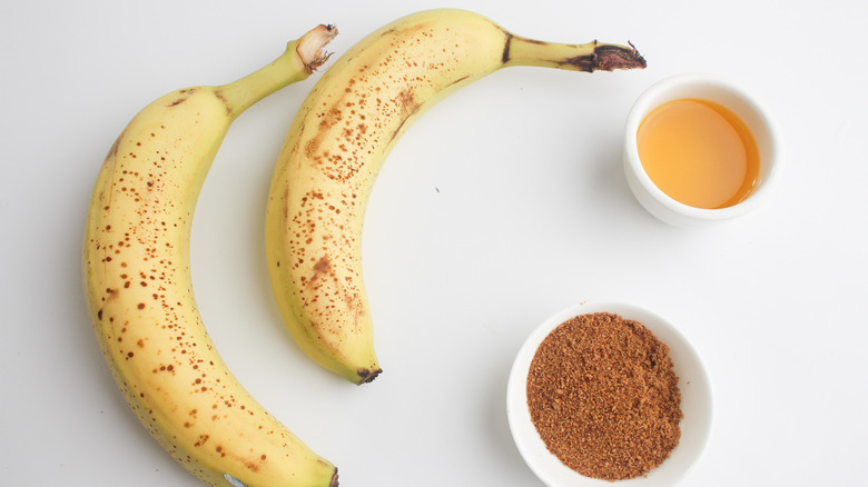 air fryer bananas ingredients