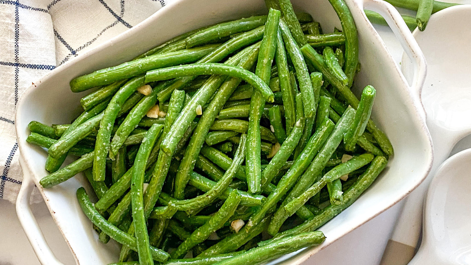 Air Fryer Garlic Green Beans Recipe