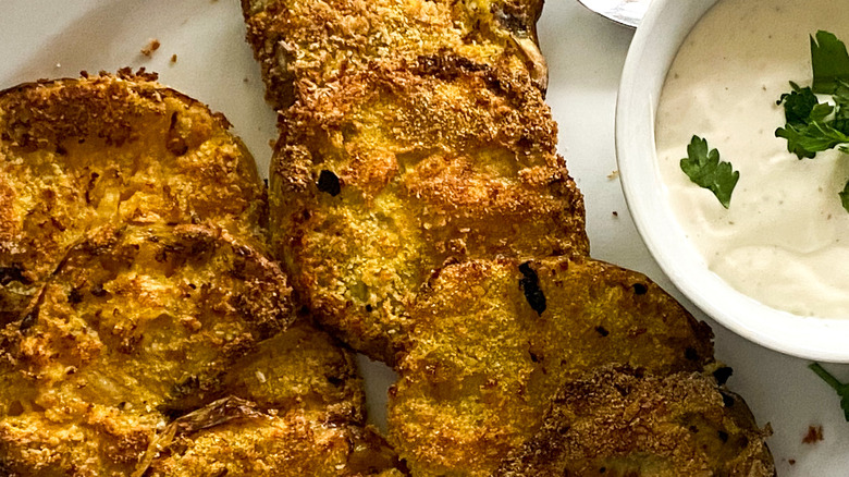 air fryer green tomatoes