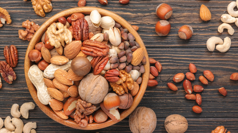 bowl of mixed nuts