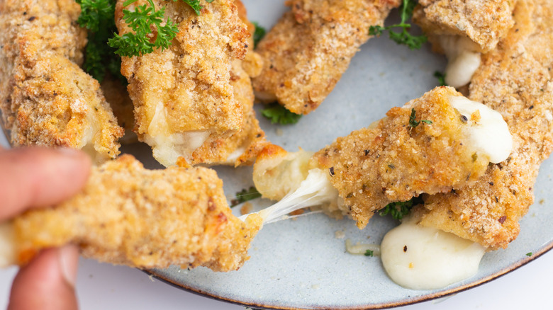 Air Fryer Mozzarella Sticks