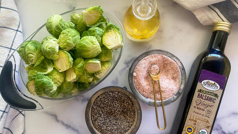 raw Brussels sprouts