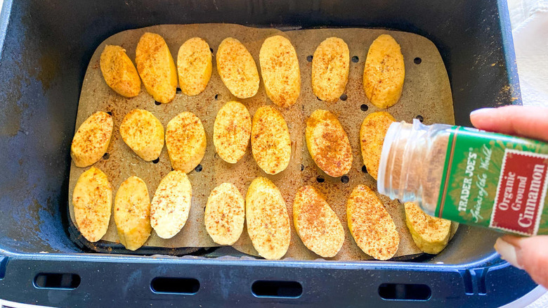 sliced plantains in air fryer