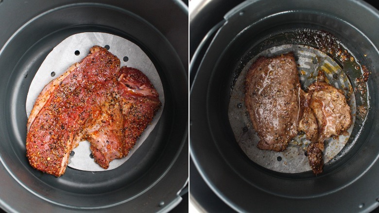 air fried steak 