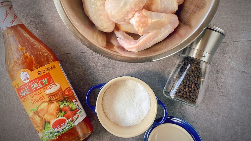 ingredients for air fryer sticky chicken wings