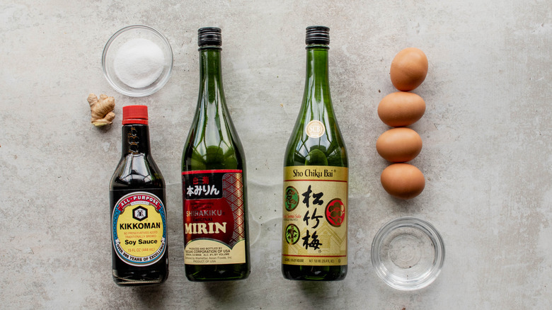 ingredients for ajitsuke tamago