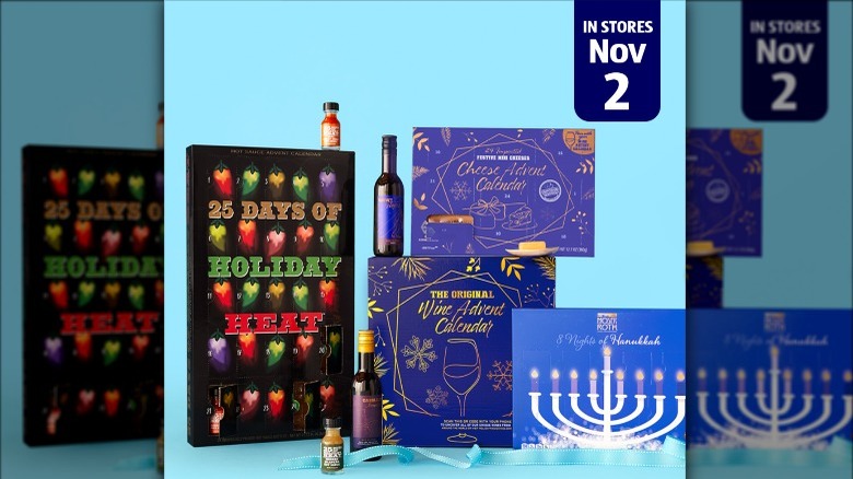 A promo photo of Aldi's advent calendars