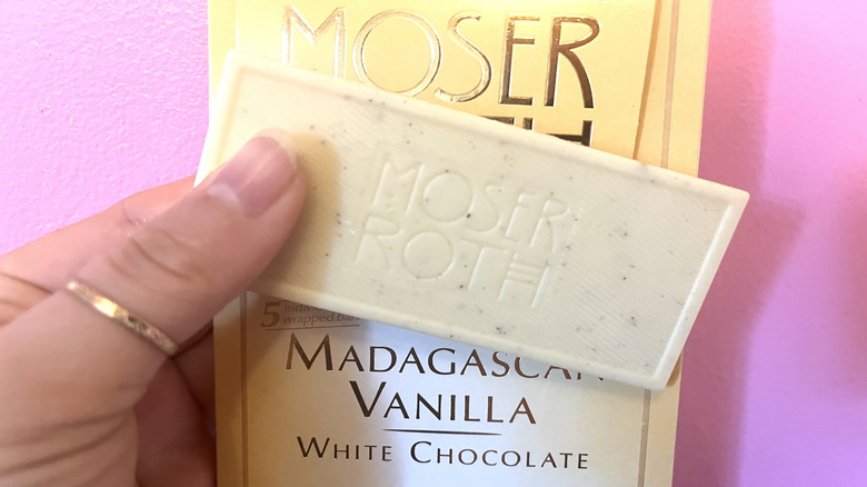 Aldi's White Chocolate vanilla bar