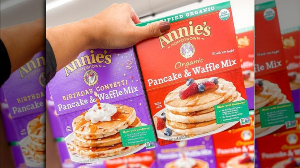 Annie's organic pancake and waffle mixes