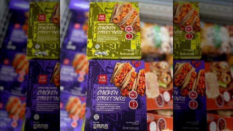 Bangkok and Korean BBQ-inspired Chicken Street Taco kits from aldi