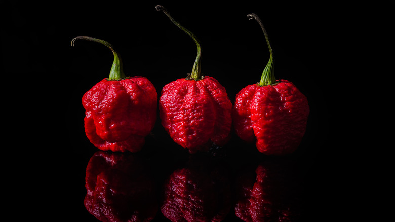 Carolina reaper peppers