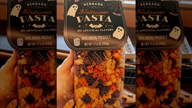 Halloween-themed pasta found at Aldi