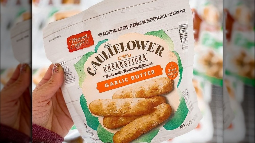 Cauliflower breadsticks at Aldi