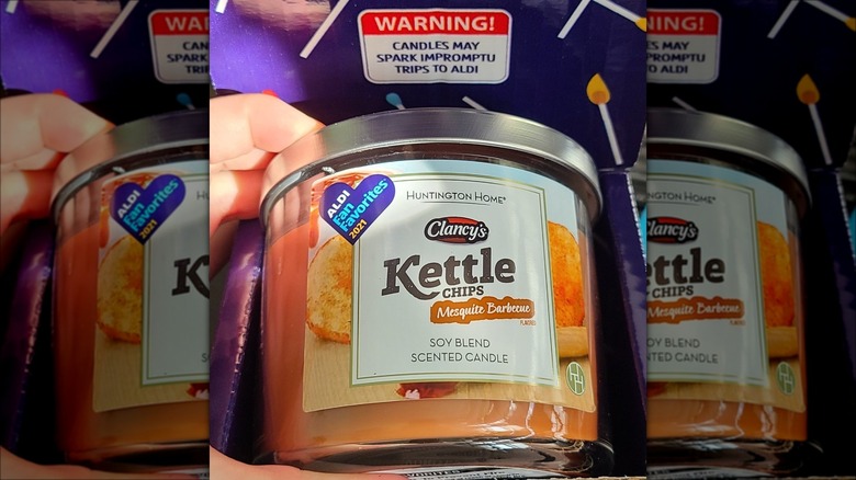 Aldi kettle potato chip scented candle