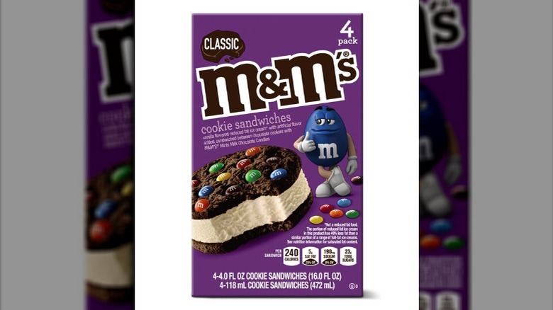 M&M's Classic Ice Cream Cookie Sandwiches