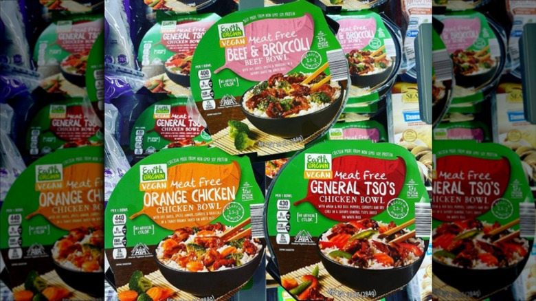 Aldi's Earth Grown meat free bowls