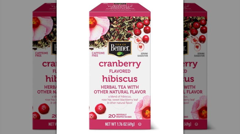 Benner cranberry flavored tea