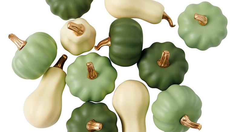 Green pumpkin bowl fillers