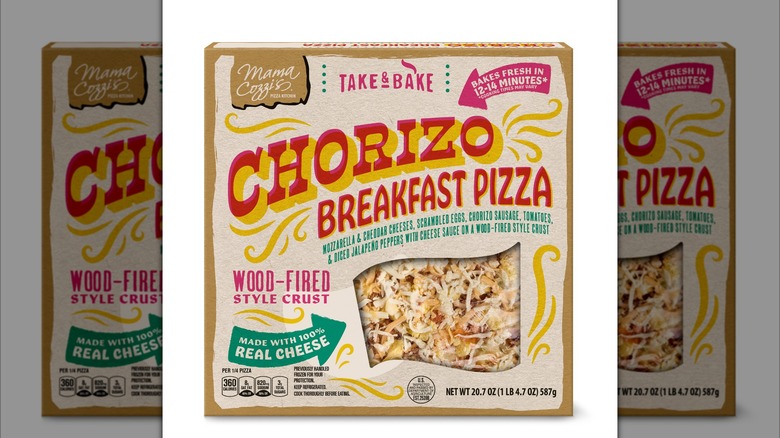 Mama Cozzi's chorizo breakfast pizza