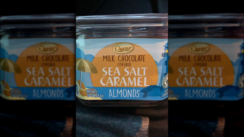 aldi Choceur Milk Chocolate Sea Salt Caramel Covered Almonds