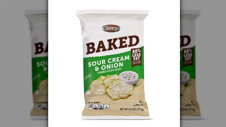 aldi Clancy's Sour Cream and Onion Baked Potato Chips