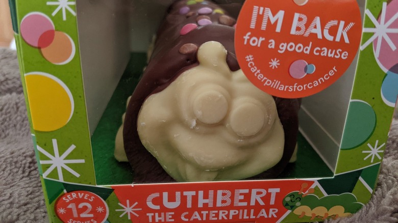 Cuthbert the caterpillar cake 